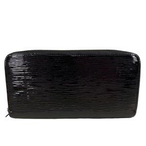Authentic Louis Vuitton Wallet Zippy Electric Black Epi LV Vintage